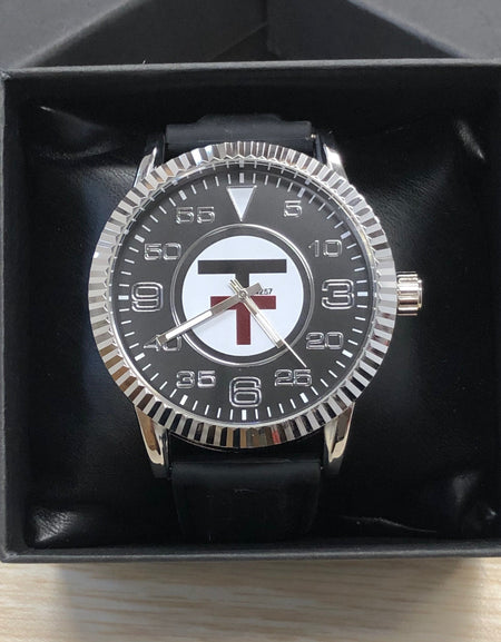 Logo Off The Top Watch: Silver