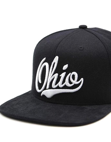 Made in Ohio Black Adjustable Strap-back Hat