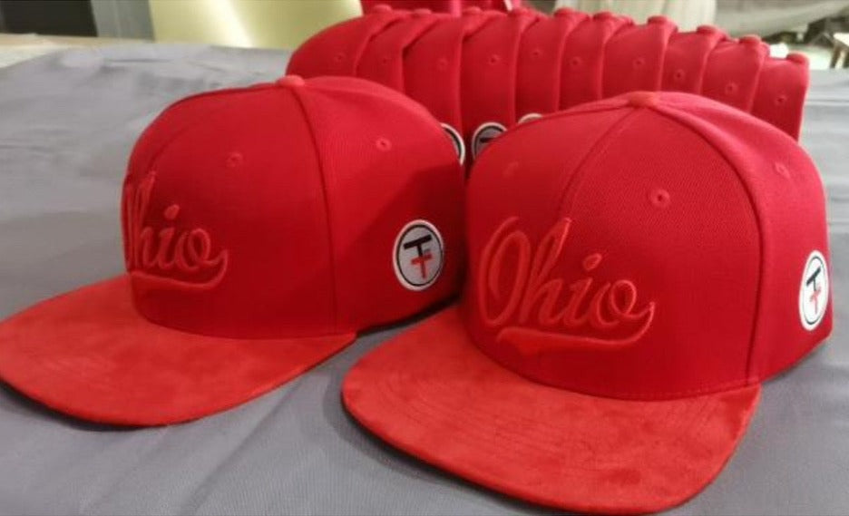 Made in Ohio Red Adjustable Strap-back Hat