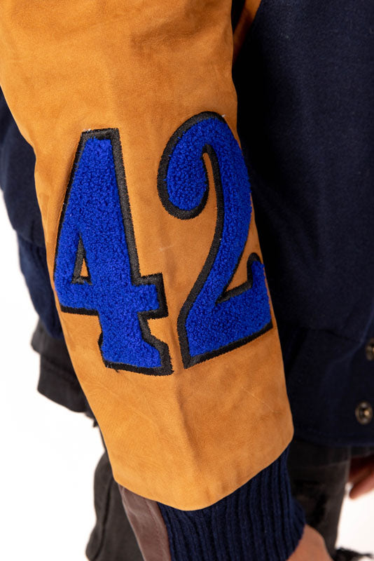 Off The Top Leather Coat: Classic Hardwood