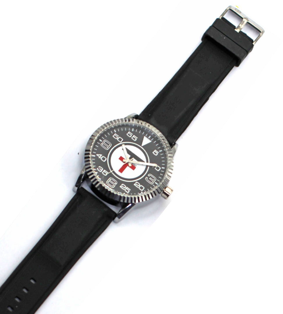 Logo Off The Top Watch: Silver